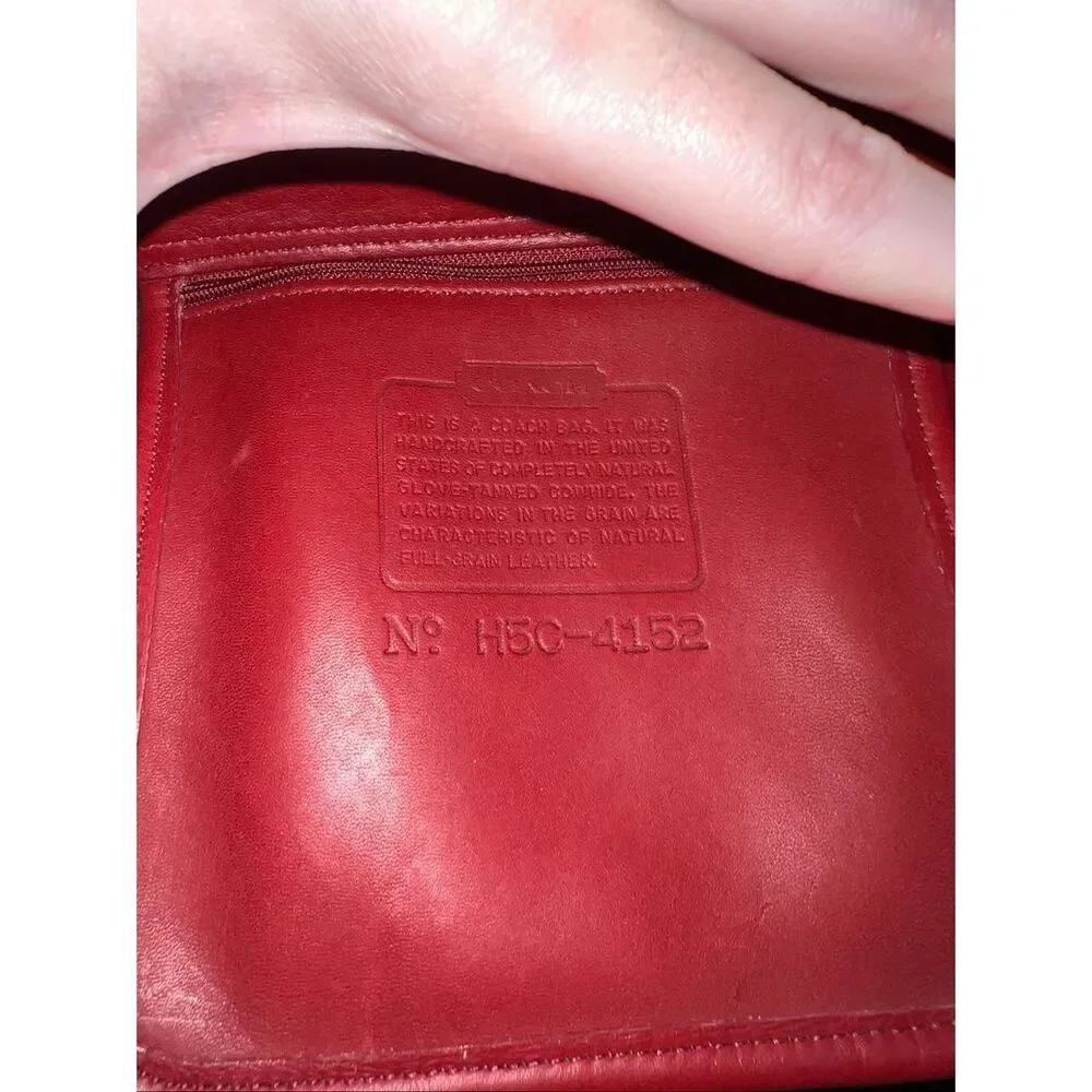COACH RED Vintage Bantam Soho Daypack 4152 Mini Backpack - Picture 7 of 12